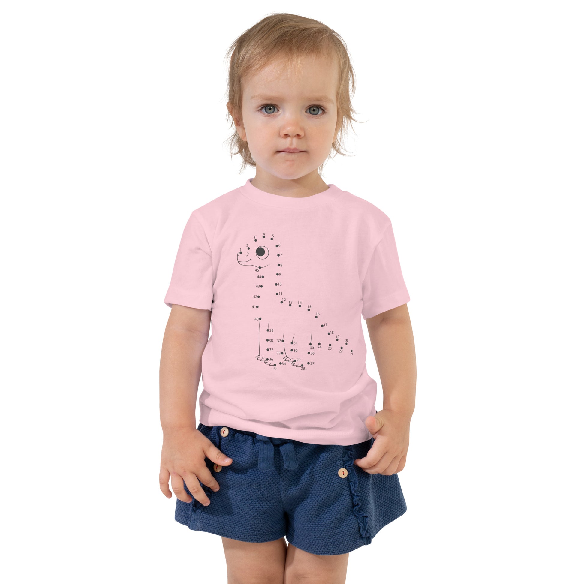 Custom kids dinosaur t-shirt with tall dino design
