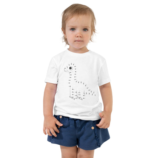 Custom kids dinosaur t-shirt with tall dino design
