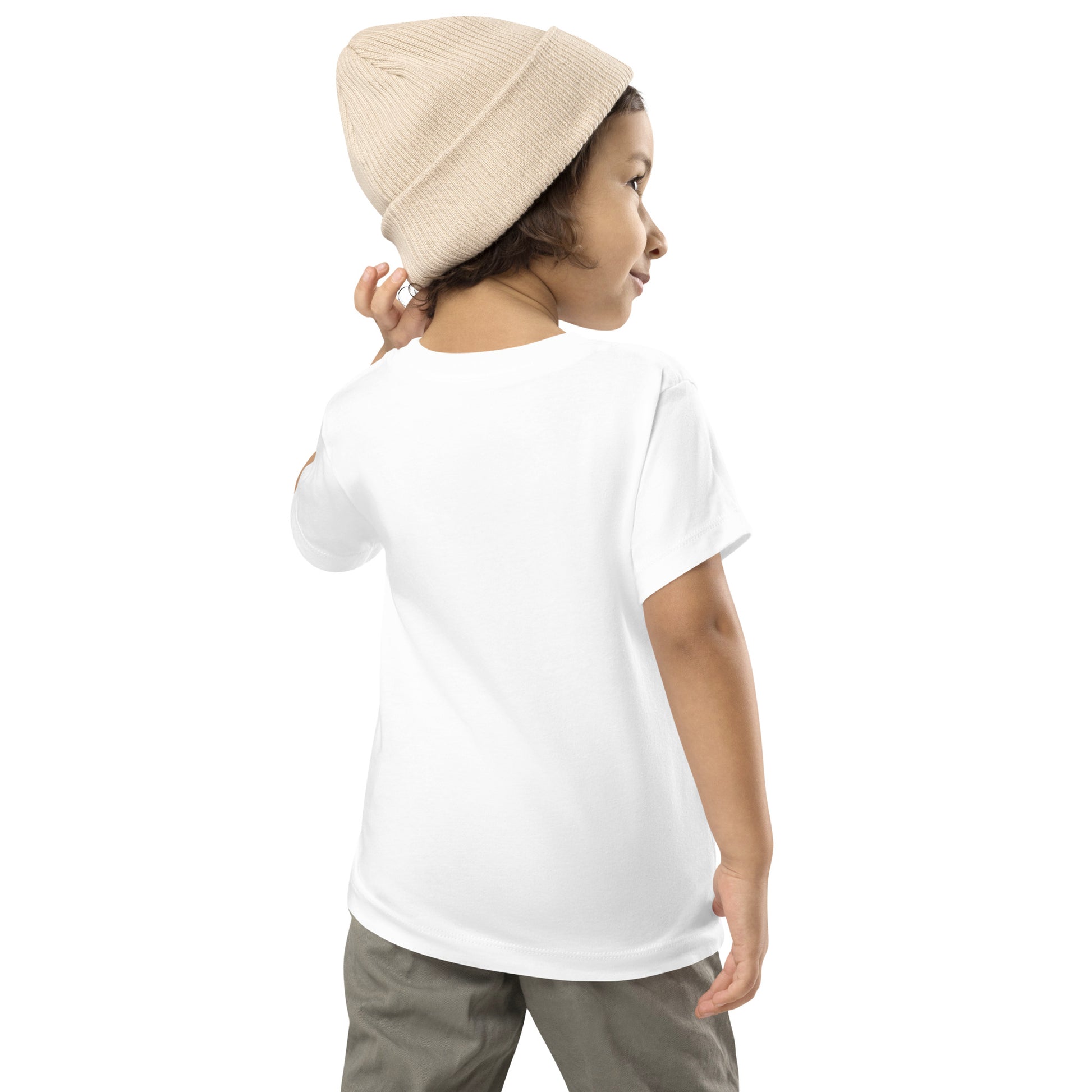 Custom kids dinosaur t-shirt with tall dino design
